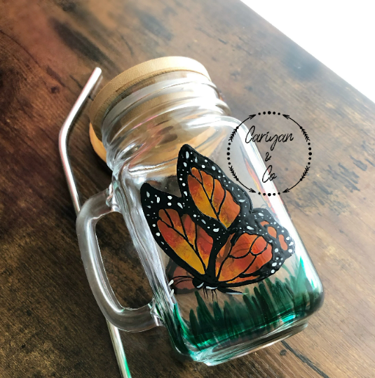 6 oz. Glass Jar with Butterfly Lid