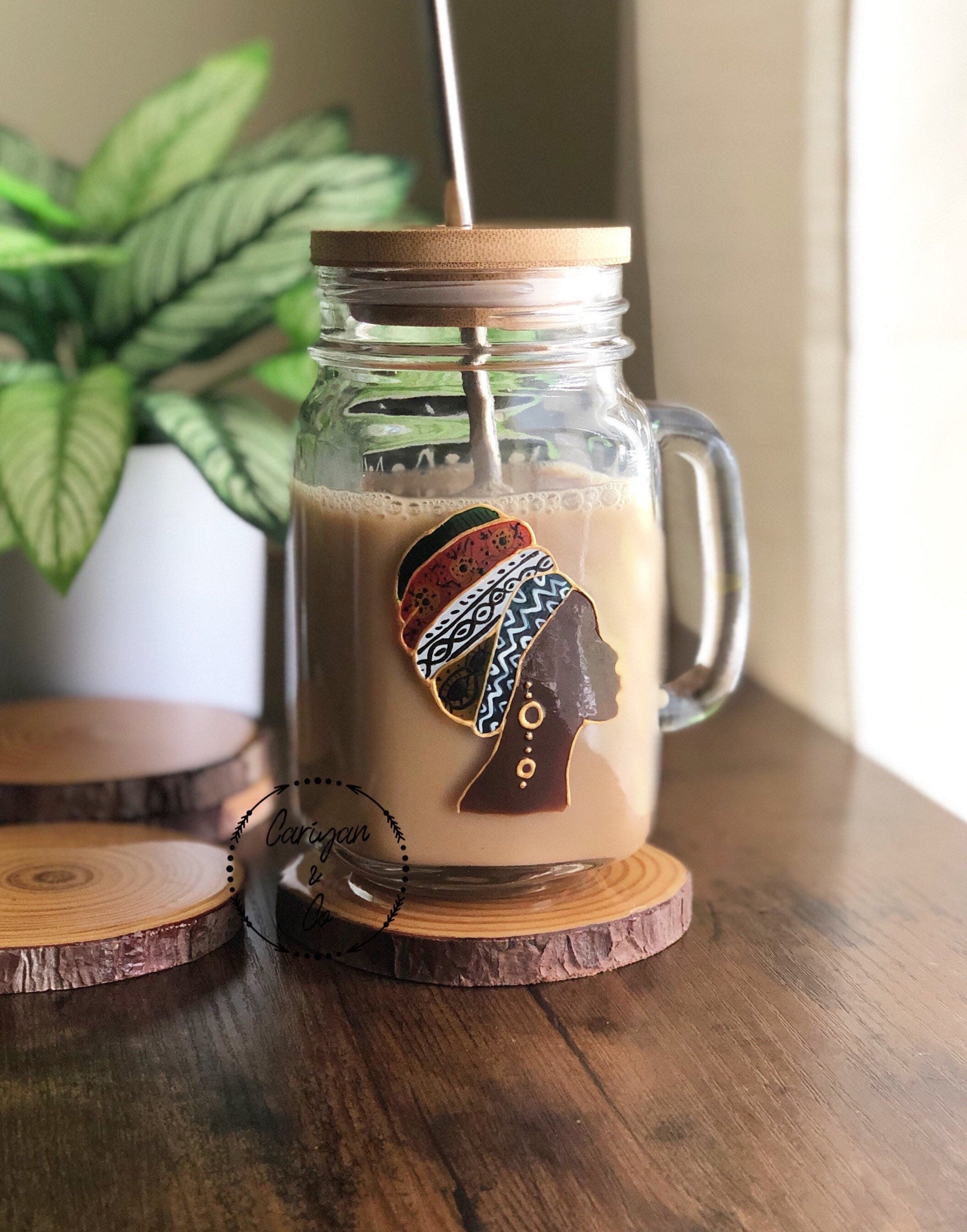 DIY Mason Jar Coffee Mug