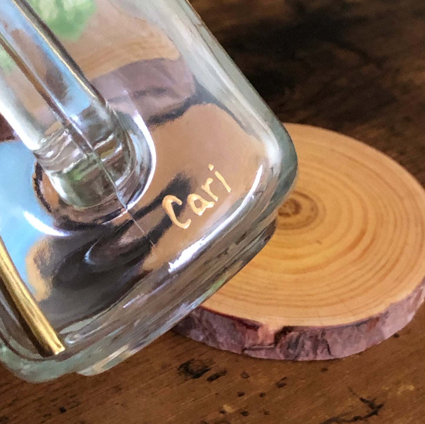 Iced Coffee Glass Mug, Butterfly Coffee Mug